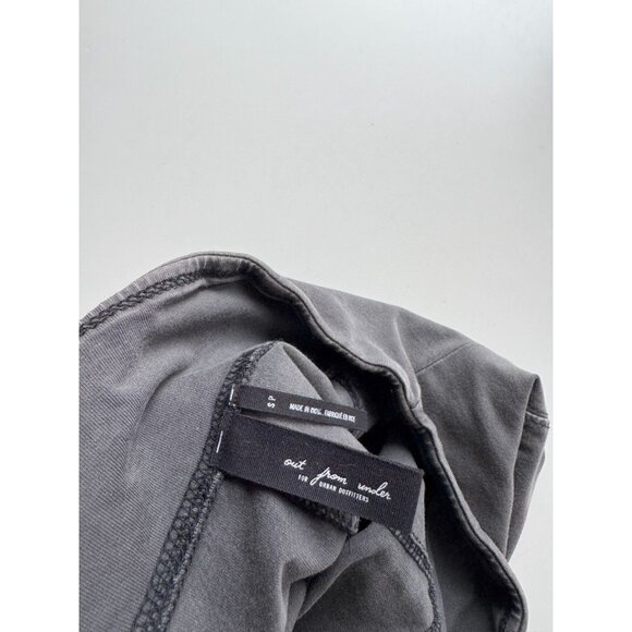 Urban Outfitters OUT FROM UNDER Aria Grey Cotton Seamed Flared Pants, Size S - Picture 10 of 13